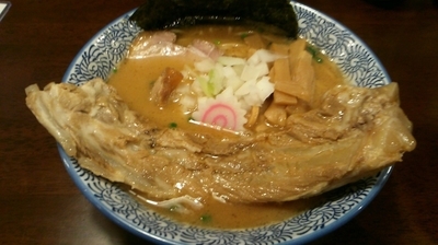 「濃厚汁そば　800円+ソーキ　200円」@汁そば LUCY ルーシーの写真