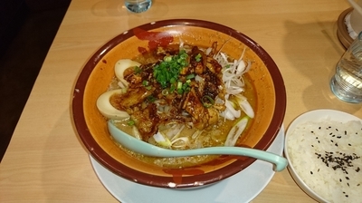 「ぶたキムチ味噌+味玉」@味噌屋せいべえ 古河店の写真