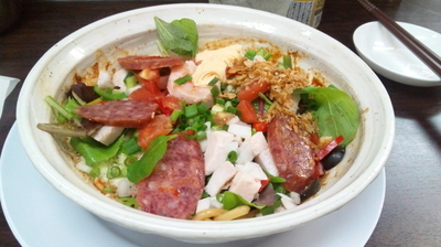 「混ぜピザそば　麺軽め」@丸直の写真