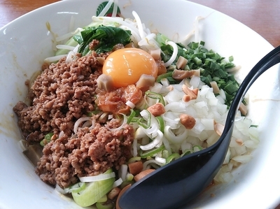 「四川まぜそば」@つけめん・まぜそば 大当りの写真