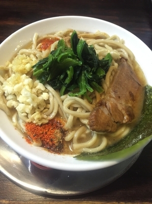 「ラうどん、300g」@ラーメン ヤスオの写真