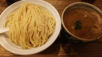 「濃厚鶏つけ麺（特盛）」@新橋 纏の写真