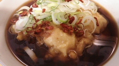 「とり天そば」@一○そばの写真