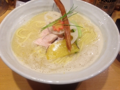 「鶏白湯SOBA　大盛」@銀座 篝の写真