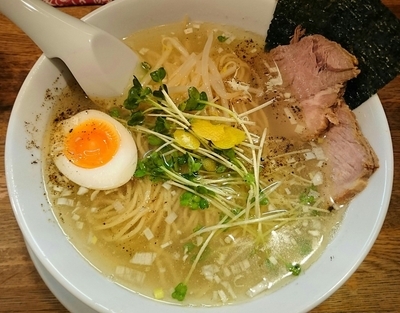 「【冬季限定】ゆずらーめん（塩味）」@らーめん寺子屋 麺座まねきの写真