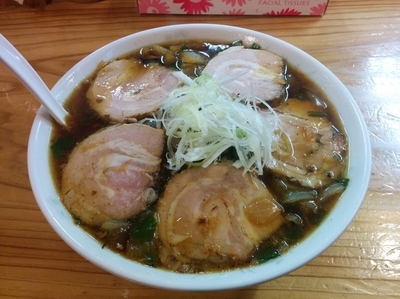 「アリランチャーシュー大盛り　1000+150円」@八平の食堂の写真