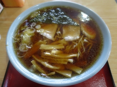 「ラーメン 550円」@そば処 梶屋の写真