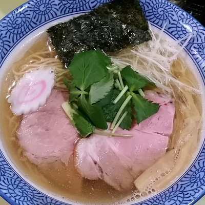 「煮干しそば（塩）７３０円」@溝ノ百合の写真