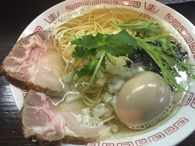 「味玉白醤油そば800円」@中華そば 先崎の写真