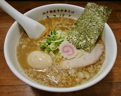 「味玉江戸前煮干し中華そば（塩） 860円」@江戸前煮干し中華そば きみはん 総本店の写真