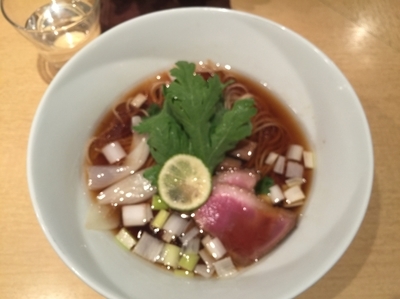 「鴨そば」@紫 くろ㐂の写真