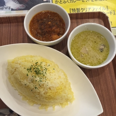 「ツインカレー」@カレースタンドPLUCKの写真