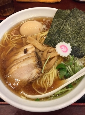 「特製煮干中華そば（大盛り）」@麺屋 甍の写真