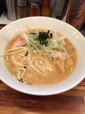 「銀だら搾りらーめん」@鮮魚らーめん 五ノ神水産の写真