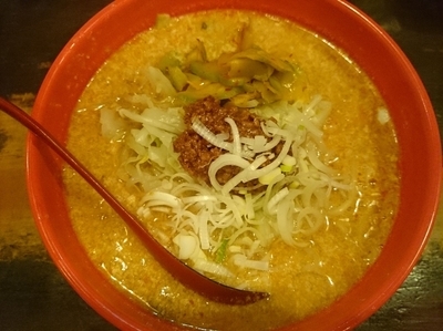 「豆乳入りヘルシー坦々麺 ￥800」@龍の子 所沢店の写真