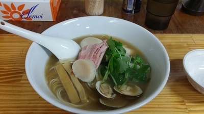 「(限定)煮干と魚介のオールスターヌードル 900円」@中華そば よしかわの写真