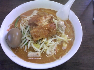 「味噌チャーシューメン（大盛）+　味玉（ラーパス）」@陽気軒の写真
