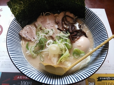 「とろ豚骨_定番」@らーめん 岳 南信州宮田村店の写真