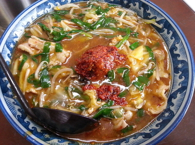 「スタミナあんかけラーメン750円」@あんかけらーめん にら屋の写真