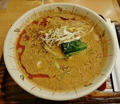 「担々麺（季節限定品） 980円」@大江戸浅草らーめん とおりゃんせの写真
