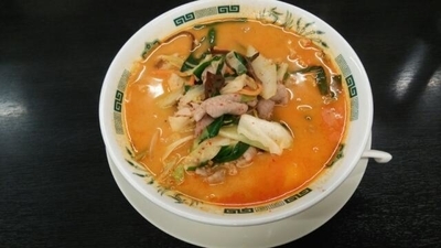 「モツ野菜ラーメン」@日高屋 浦安店の写真