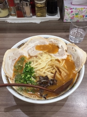 「じゃん辛チャーシューめん」@らーめん初代一国堂 相模原本店の写真