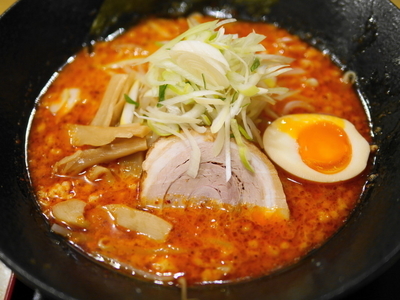 「赤 から味噌 大盛」@麺屋 大申の写真