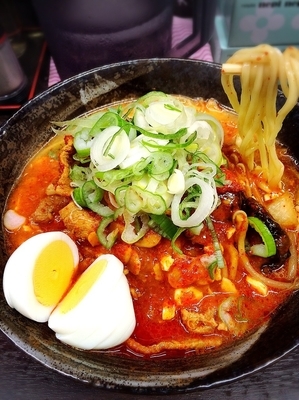 「五目麻婆麺¥850」@元祖旨辛系タンメン 荒木屋の写真