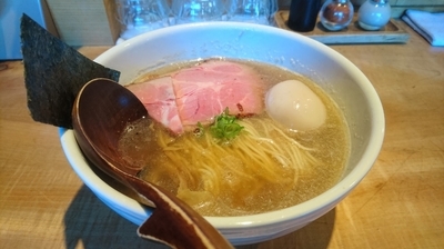 「味玉そば」@中華蕎麦 蘭鋳の写真