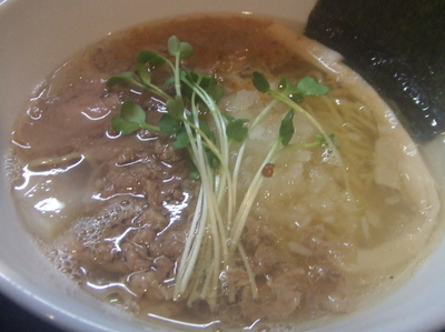 「塩らーめん　７００円」@麺や 勝治の写真