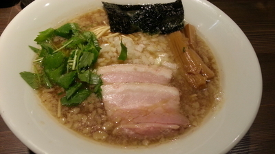 「【限定】背脂煮干しラーメン￥730」@つけ麺 一燈の写真