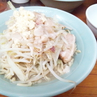 塩　スープ無し　麺少なめ