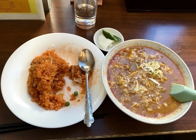 「タンタンメン小 730円」@中華食堂 かどやの写真