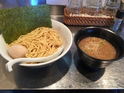 「つけ麺 大盛り (トッピング無料券で大盛り)」@さんじの写真