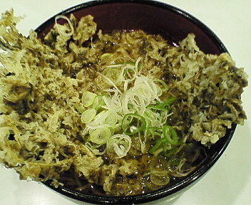 「まいたけ天そば　４５０円」@おくとねの写真