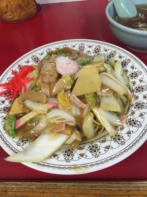 「丸富特製皿うどん 850円」@長崎チャンポン 丸富の写真