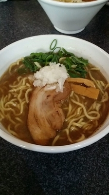 「極煮干しらーめん中太麺(大盛100円)」@青森煮干し中華そば JIN 鶏の陣の写真