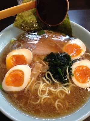 「味玉とんこつラーメン」@ラーメンショップ 相模原店の写真