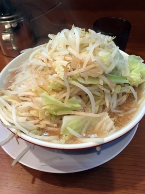 「らーめんヤサイちょいマシ（７８０円）」@らーめん男盛 新狭山店の写真