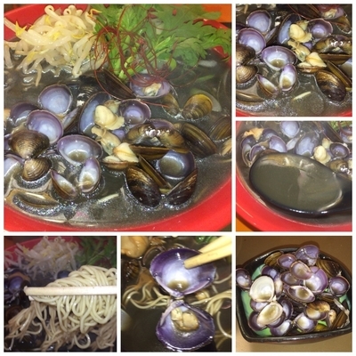 「しじみらぁめん （黒）イカスミ入り 細麺 880円」@超濃厚しじみらーめん きぬちゃん食堂の写真