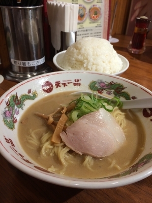 「白飯定食」@天下一品 五反田店の写真