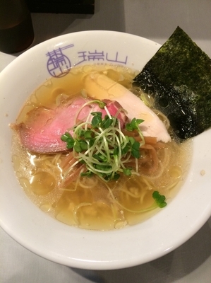 「しおそば730円」@中華蕎麦 瑞山（ZUIZAN）の写真