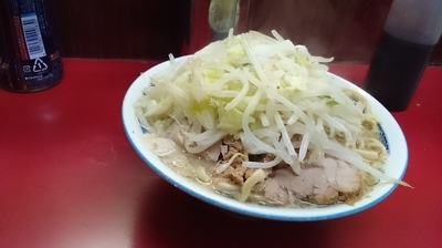 「小(ヤサイ)￥０」@ラーメン二郎 目黒店の写真