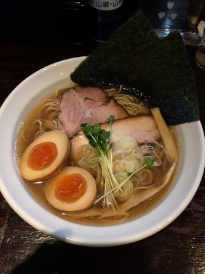 「特製淡麗煮干ラーメン880円」@麺屋 一寸星の写真