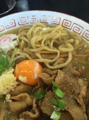 「肉玉そば 850円」@奥州肉玉そば ぶたさぶろう 本店の写真