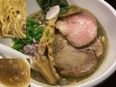 「(限定）背脂にぼしそば 850円」@おおぜき中華そば店 早稲田店の写真