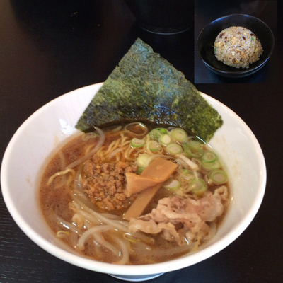 「半チャンラーメン（800円）」@麺処 らーめん漢の写真