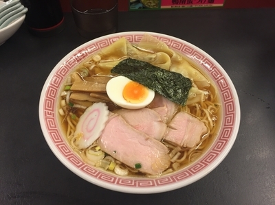 「チャーシューワンタン麺(大盛り)」@ラーメン大至の写真