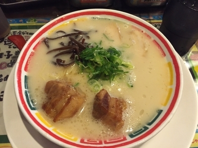 「ぼんしゃん➕角肉入り 980円」@九州じゃんがら 銀座店の写真