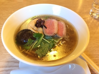 「鴨はちラーメン 800円」@空庵の写真